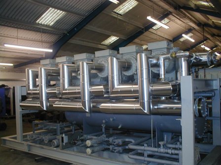 304 BA Stainless Steel installation. Image courtesy of Global Thermal Services Ltd.
